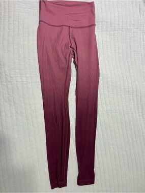 lululemon athletica Ombre Pink Leggings